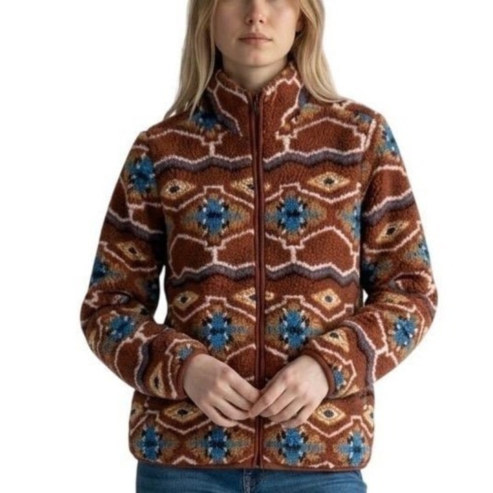 Idyllwind Southwestern Sherpa Fleece Jacket
